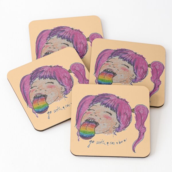 Item preview, Rainbow girl designed and sold by fluffy-cloud.