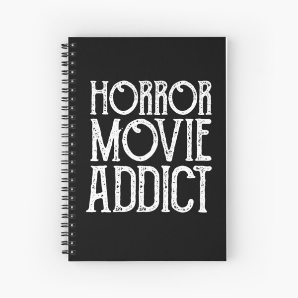 Aperçu de l'œuvre Accro aux films d'horreur créée et vendue par kjanedesigns.