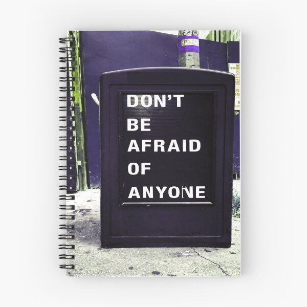 Item preview, Don't Be Afraid of Anyone Motivational designed and sold by mwagie.
