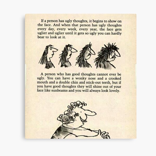 Roald Dahl the twits Canvas Print