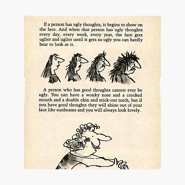 Roald Dahl the twits Photographic Print
