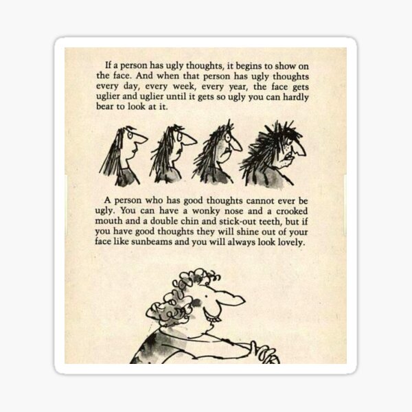 Roald Dahl the twits Sticker