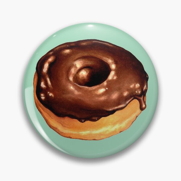 Item preview, Chocolate Donut Pattern - Teal designed and sold by Kelly  Gilleran.