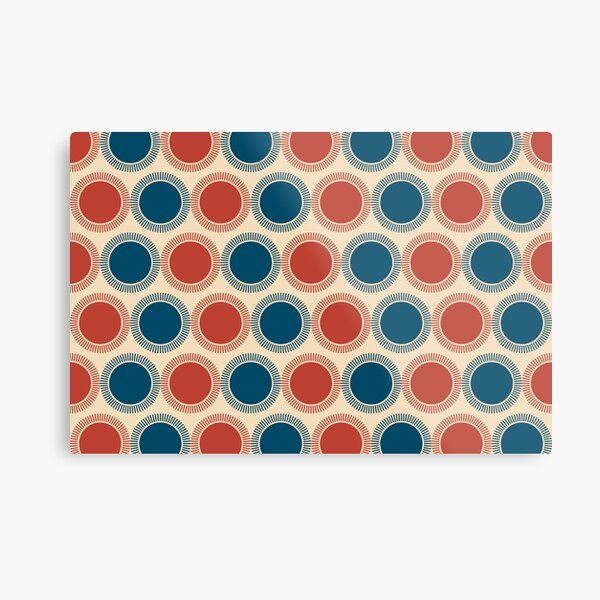 Poker Chips Metal Print