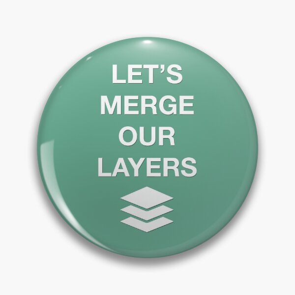 Item preview, LET'S MERGE OUR LAYERS designed and sold by bubbliciousart.