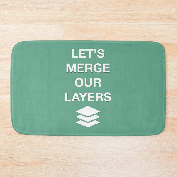 Item preview, LET'S MERGE OUR LAYERS designed and sold by bubbliciousart.