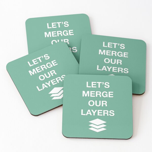 Item preview, LET'S MERGE OUR LAYERS designed and sold by bubbliciousart.