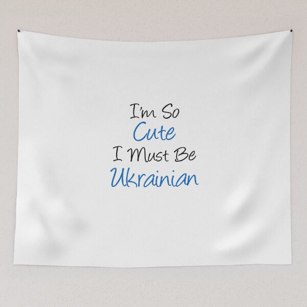 Item preview, I'm So Cute I Must Be Ukrainian designed and sold by jaycartoonist.