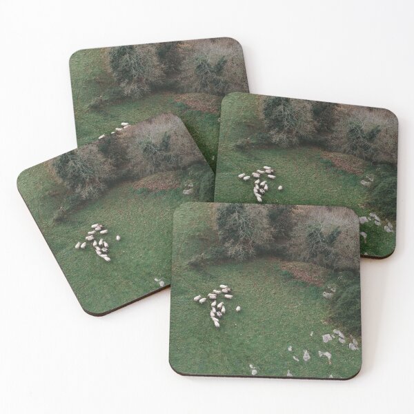 Item preview, Herd of sheep in a green field designed and sold by MarioGuti.