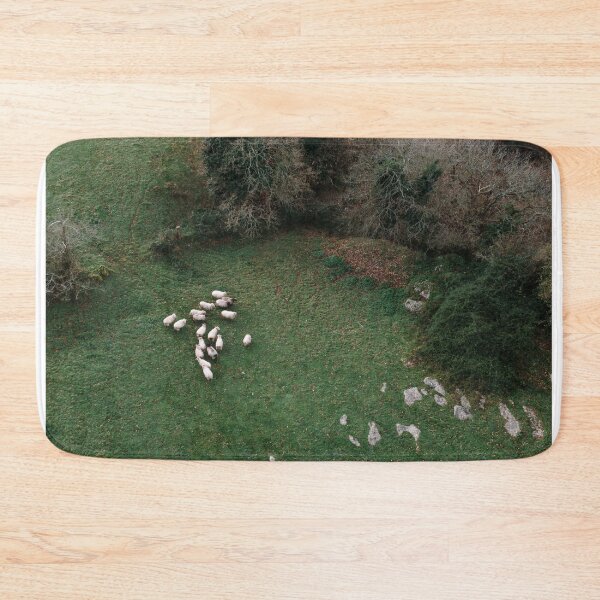 Item preview, Herd of sheep in a green field designed and sold by MarioGuti.