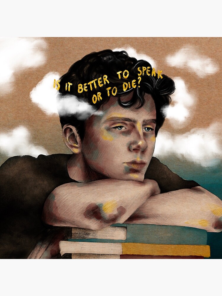  is it better to speak or to die canvas print by garoshax redbubble