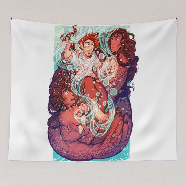 Item preview, Selkies and Bubbles designed and sold by CrossRoadArt.