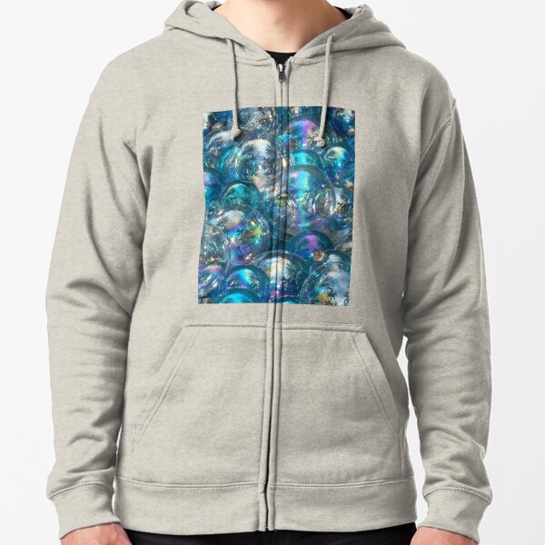 Bubbles Zipped Hoodie