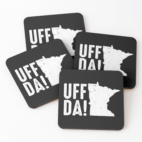 Item preview, Uff Da Minnesota State Funny Scandinavian Norwegian Nordic Sates Quote designed and sold by alenaz.