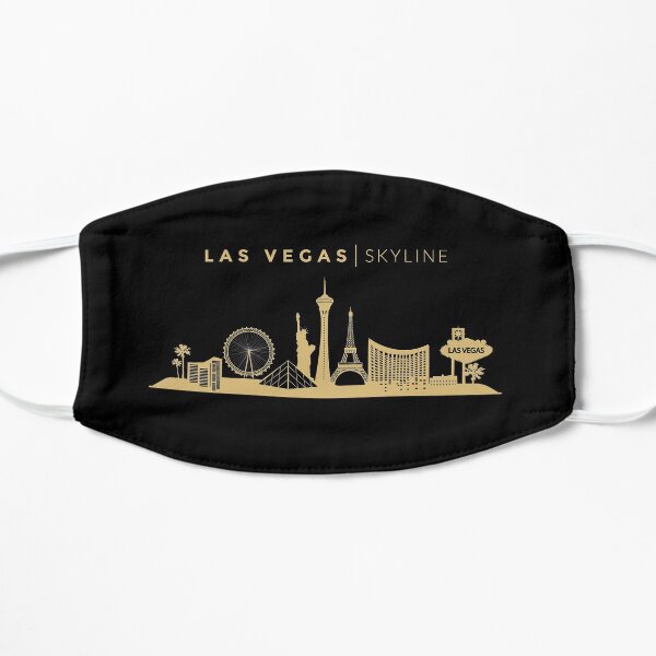 Las Vegas City Skyline Travel Mask