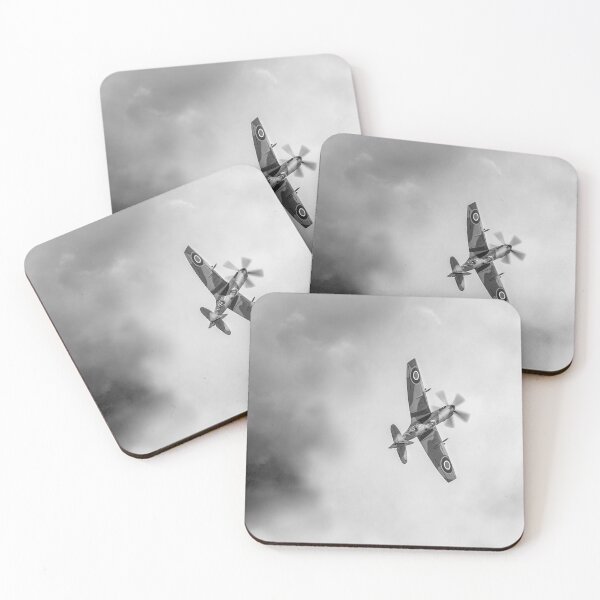 Item preview, Clipped wing Spitfire sunset roll B&W version designed and sold by Flight Artworks.
