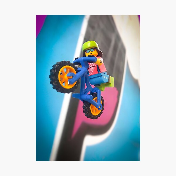Lego BMXer Photographic Print