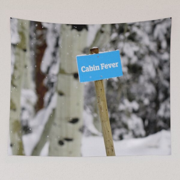Item preview, Winter Cabin Fever Holiday Season Snow designed and sold by mwagie.