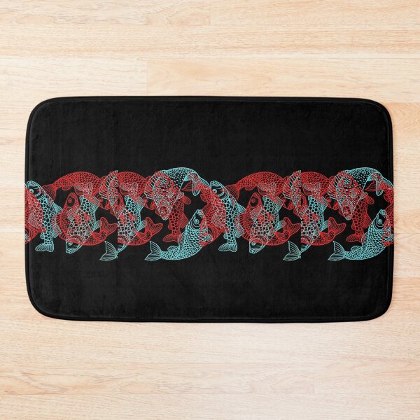 Item preview, Pisces zociac Red and blue fish vector graphic pattern designed and sold by corner-shop.