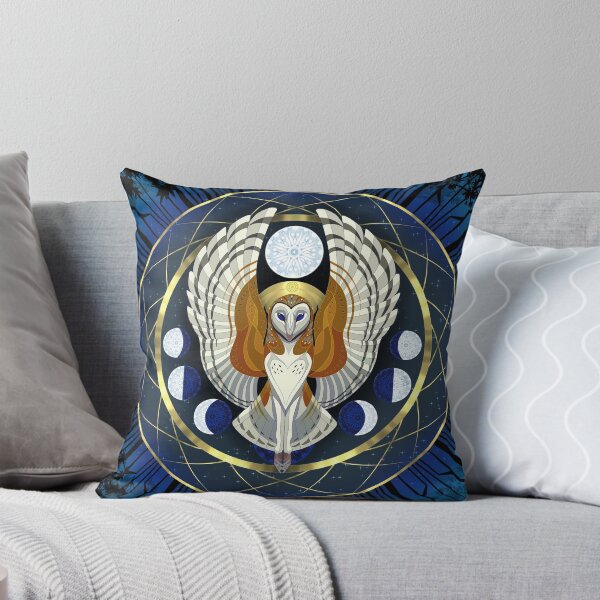 Item preview, Ornate Barn Owl Mandala designed and sold by PaleoPanthera.