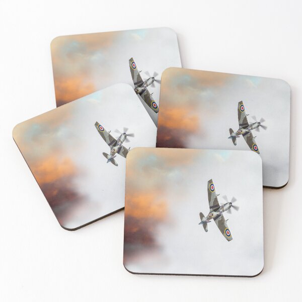 Item preview, Clipped wing Spitfire sunset roll designed and sold by Flight Artworks.