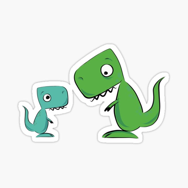 Dino Dinosaurier Saurier Trex Tyrannosaurier Sticker