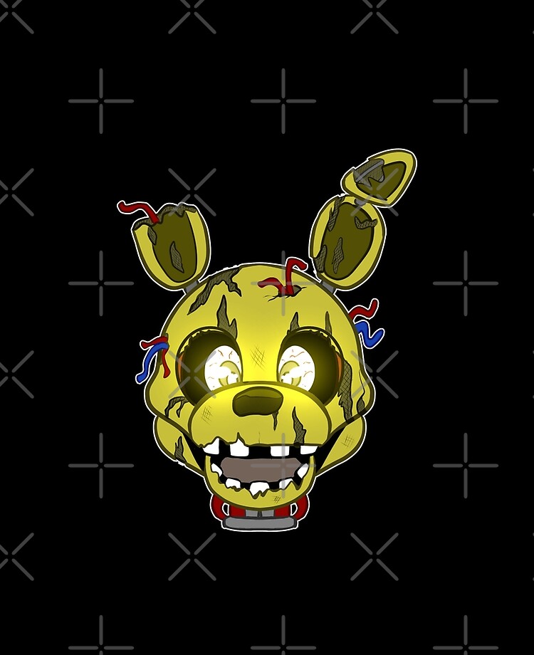 FNAF Spring Trap Sticker for Sale by Sciggles