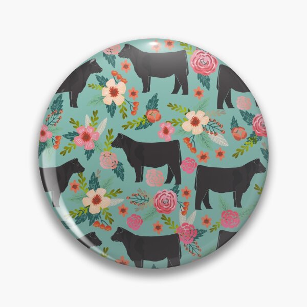 Item preview, Show Steer cattle breed floral animal cow pattern cows florals farm gifts designed and sold by PetFriendly.
