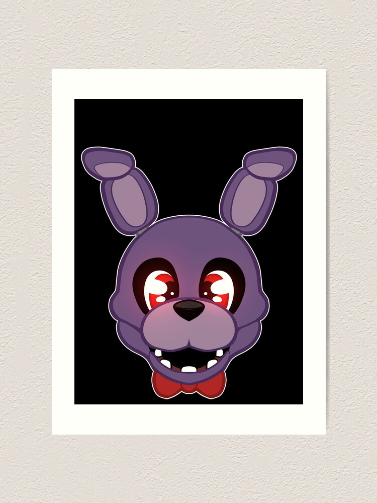 FNAF Bonnie Plushie Art Board Print for Sale by NasheedsCorner