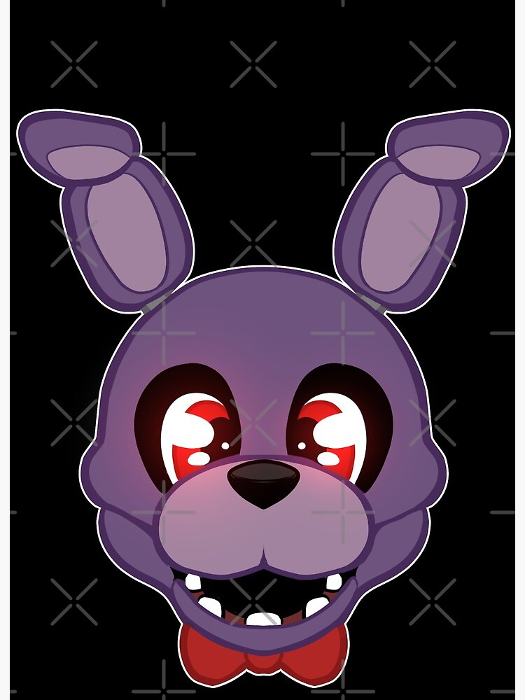 FNAF Bonnie Plushie Art Board Print for Sale by NasheedsCorner