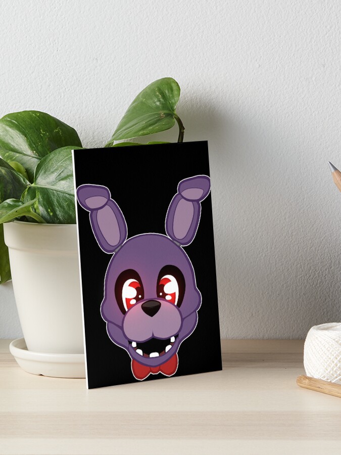 FNAF Bonnie Plushie Art Board Print for Sale by NasheedsCorner