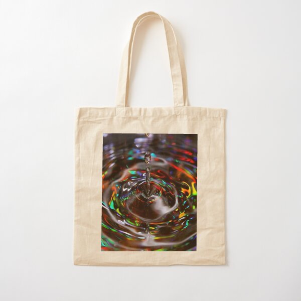 Dribbling Water Cotton Tote Bag