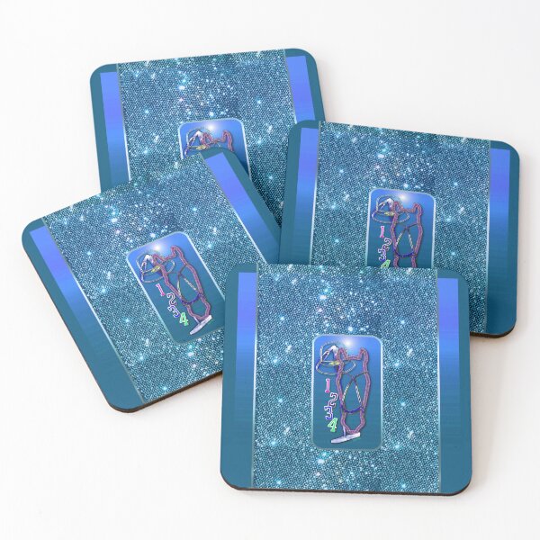 Item preview, Horse glitter blue Horse mica blue designed and sold by Rhea Silvia Will.