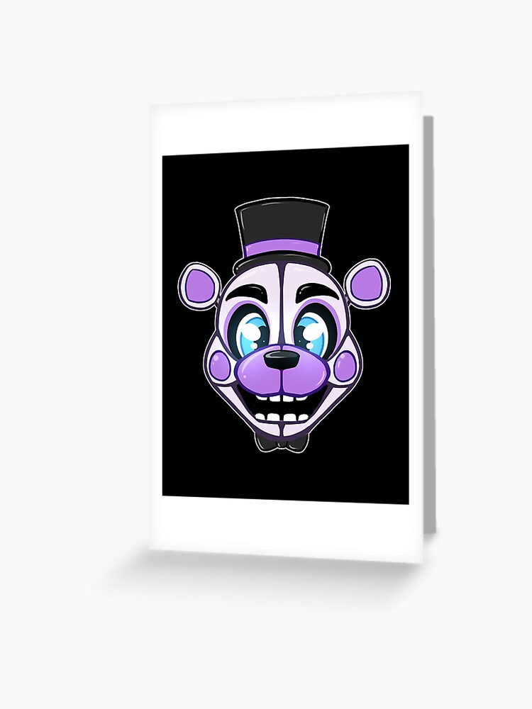 I printed (and designed) another FNAF birthday card! This time I