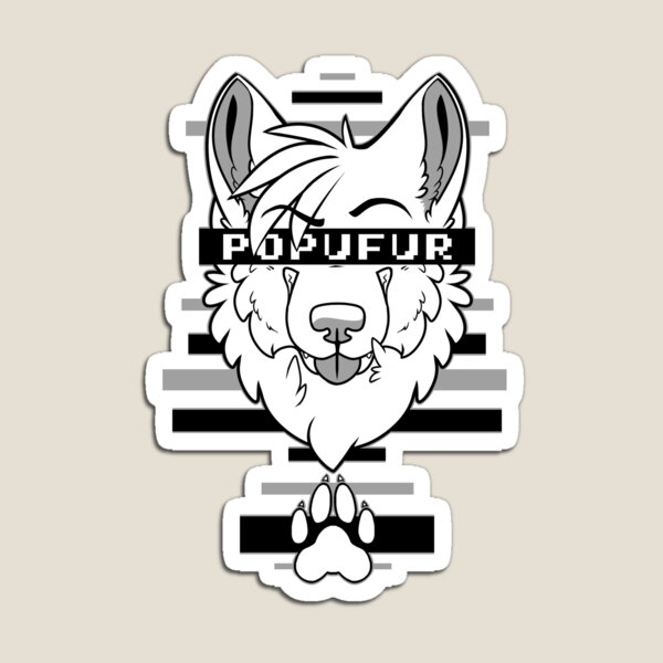 POPUFUR -grey- Magnet