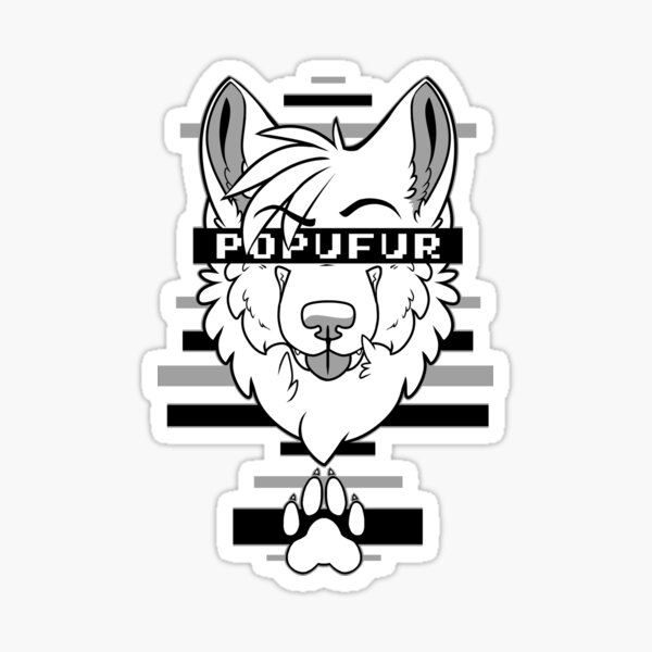 Item preview, POPUFUR -grey- designed and sold by 8Bit-Paws.
