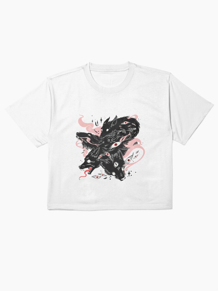 Thumbnail 2 of 4, Boxy T-Shirt, Wild Wolves With Many Eyes designed and sold by cellsdividing.