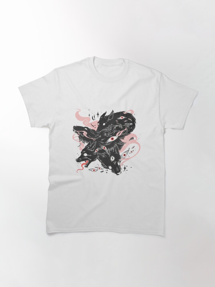 Alternate view of Wild Wolves With Many Eyes Classic T-Shirt