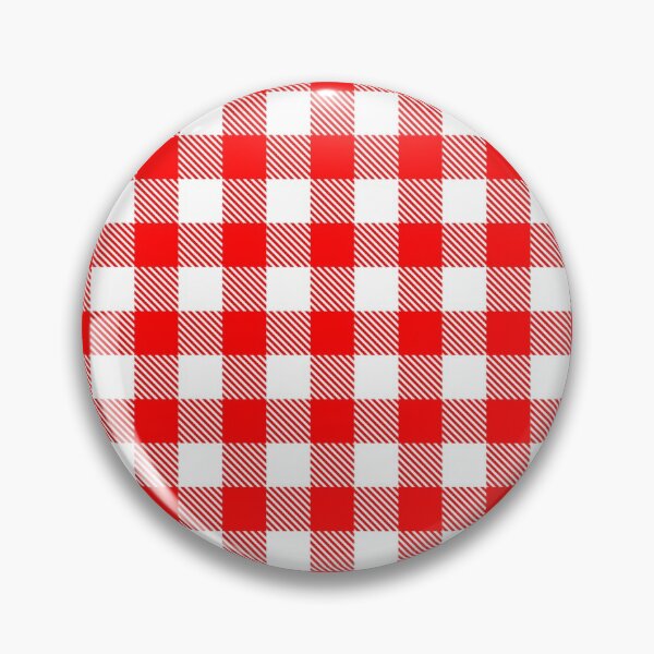 Item preview, Red Gingham Pattern Mask designed and sold by yoyomasks.