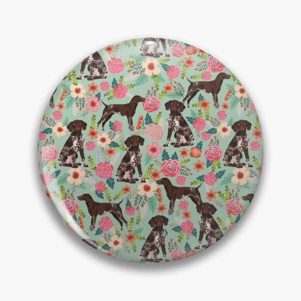 Item preview, German Shorthair Pointer floral dog pattern gifts for dog lovers designed and sold by PetFriendly.