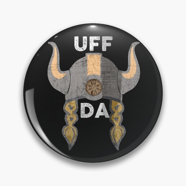 Item preview, Uff Da Viking Lady Helmet Funny Scandinavian Mythology Popular Norwegian Quote designed and sold by alenaz.