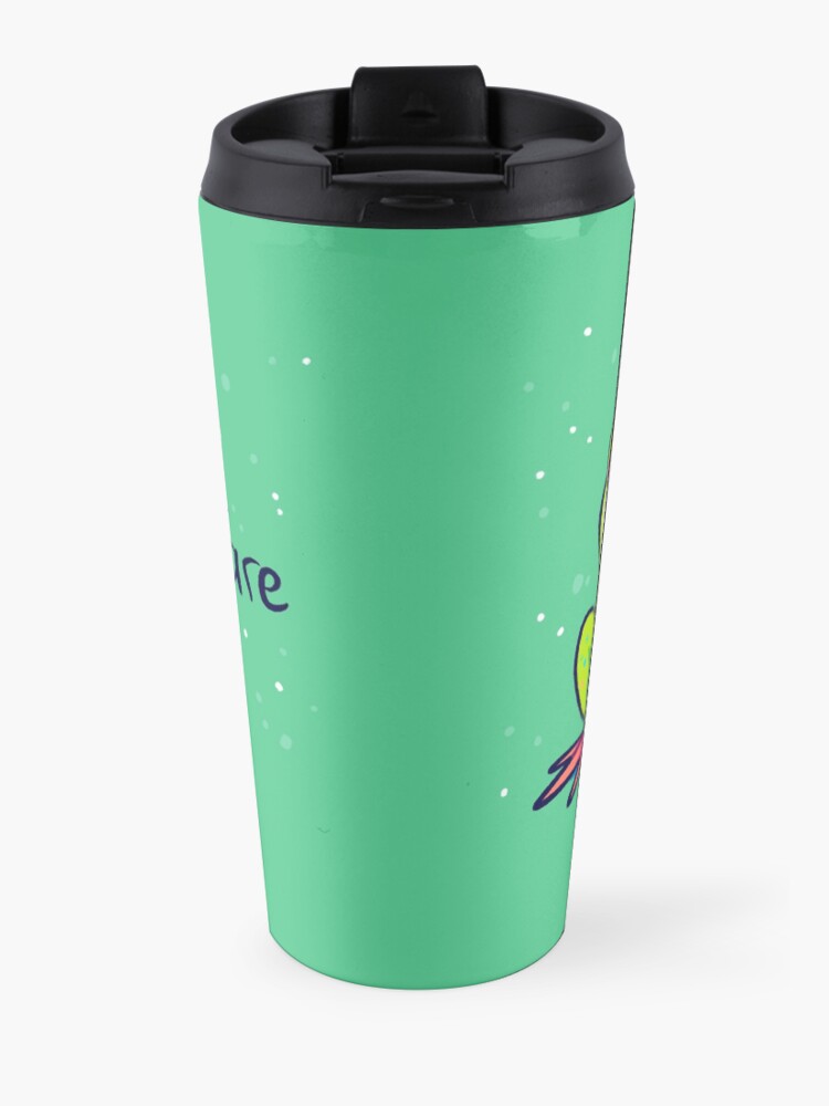Alternate view of "You Are Enough As You Are Today" Tree Frog Travel Mug