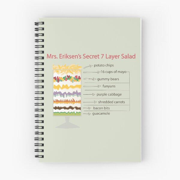 Item preview, Mrs. Eriksen's secret 7 layer salad designed and sold by ritobtle.