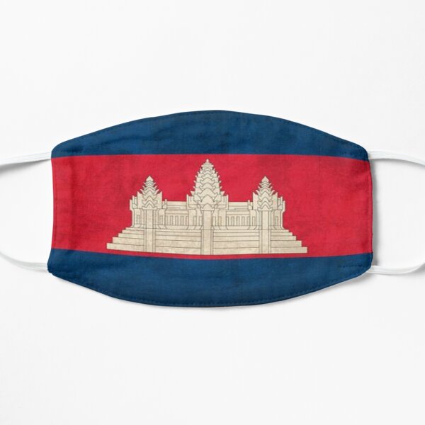 Cambodia T-shirt vintage Cambodia Flag For Men/Women/Youth/Kid Mask