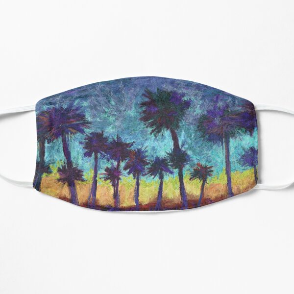 Palm Tree Painting Flat Mask
