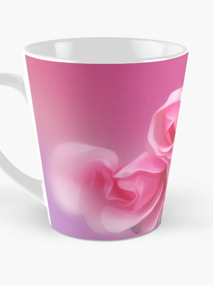 Thumbnail 3 of 4, Coffee Mug, Pink Roses designed and sold by BerylBez.