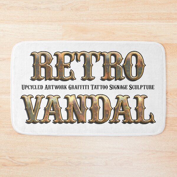 Item preview, Retro Vandal Rusty Metal Logo designed and sold by RetroVandal.