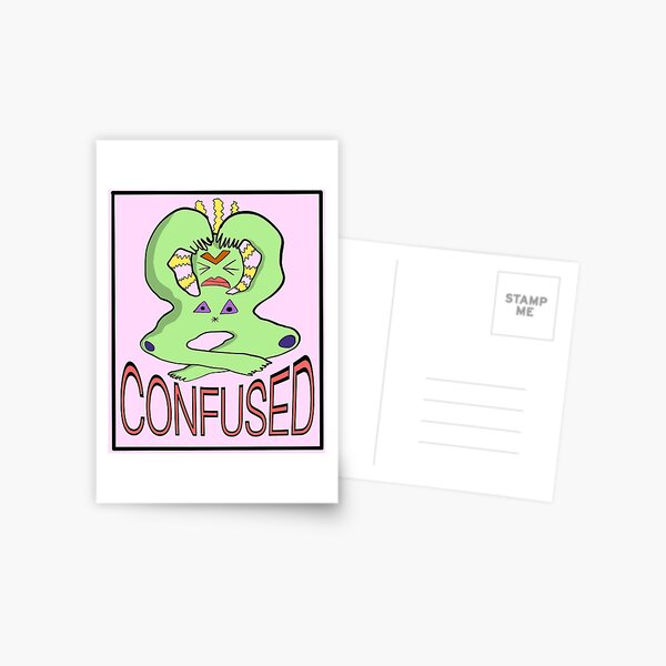 Confused Postcard