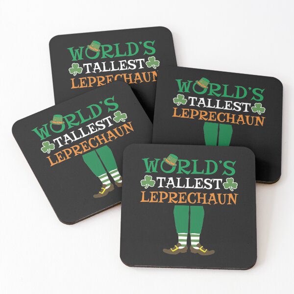Item preview, World's Tallest Leprechaun St Patricks Day Funny Green Socks Elf Legs  designed and sold by alenaz.