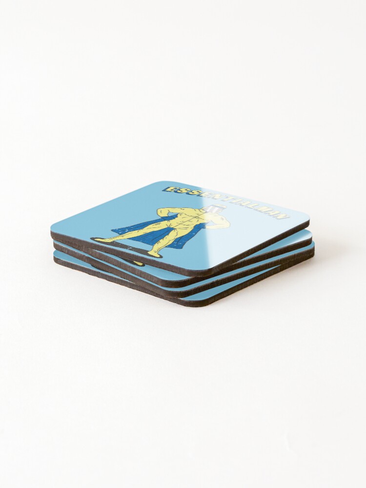 Thumbnail 4 of 5, Coasters (Set of 4), Essential Man designed and sold by CCCDesign.